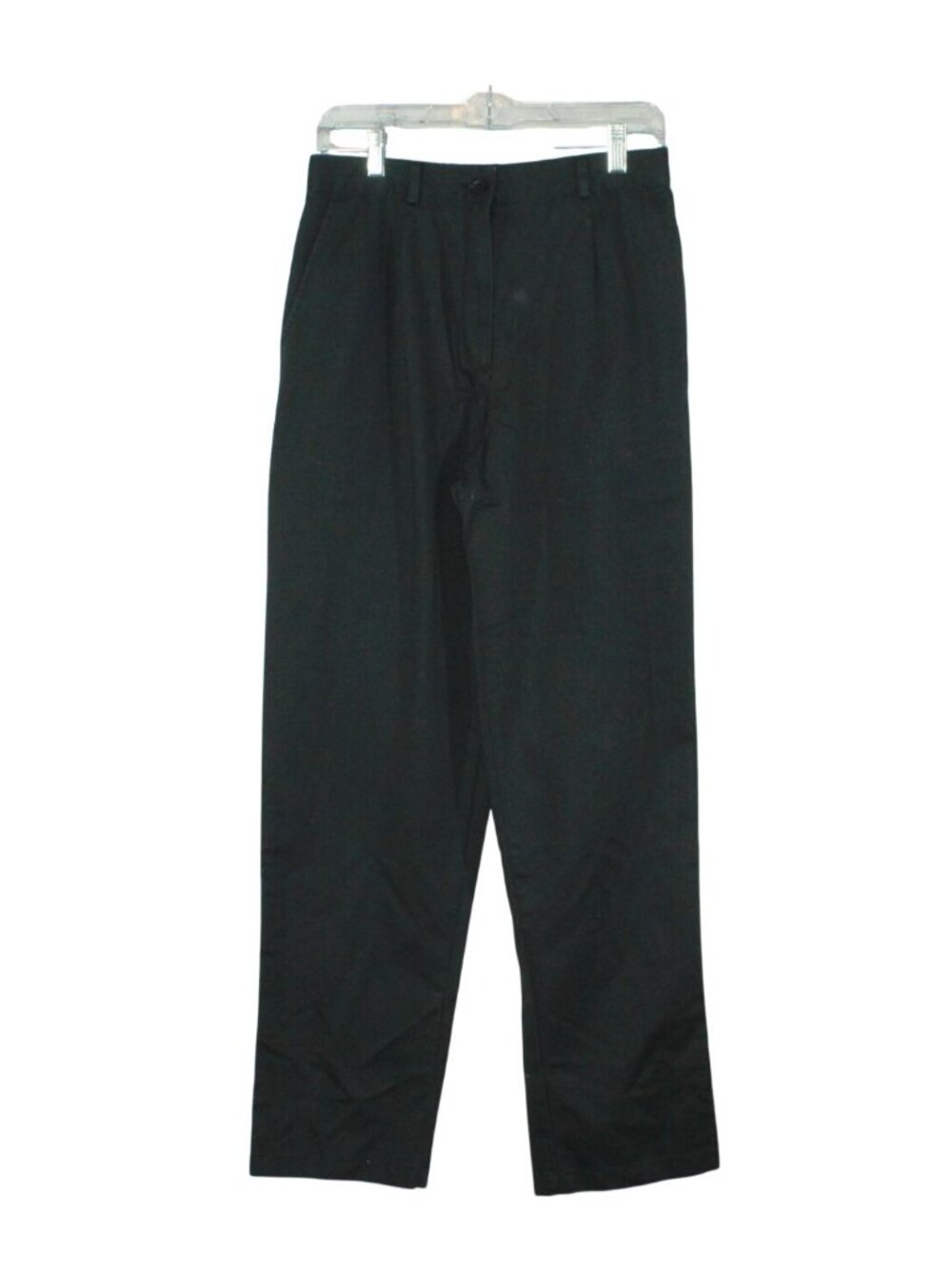 LL Bean Women's Wrinkle Free Pants High Rise Tapered Leg Casual Workwear 10 M/T